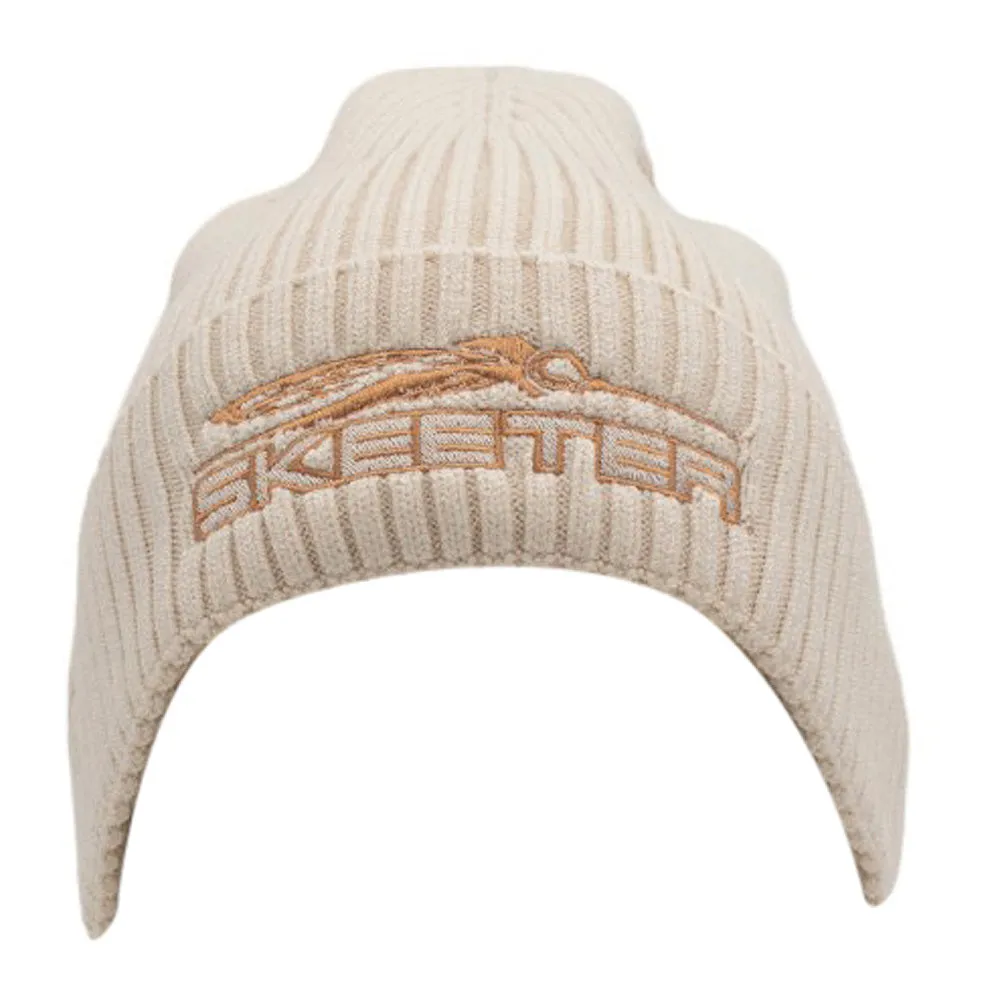 Skeeter Cuffed Knit Beanie - Ivory