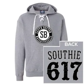 South Boston 617 Hockey Lace Hoodie