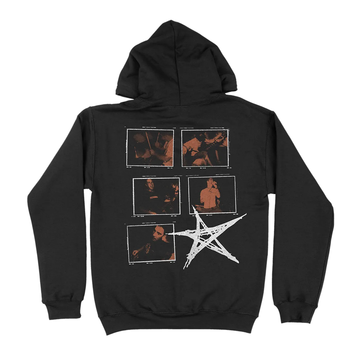 Stretch Arm Strong "Rituals of Life" Black Hooded Sweatshirt