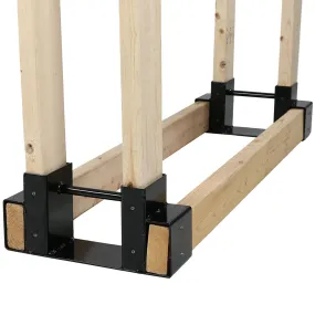 Sunnydaze Standard Firewood Log Rack Brackets