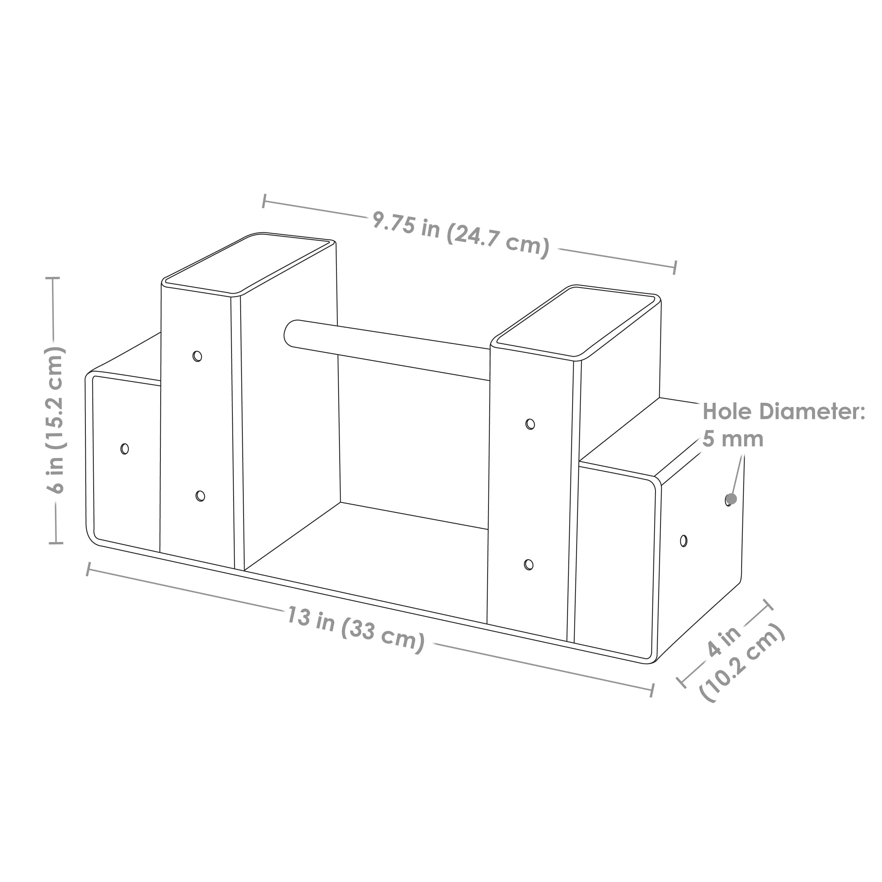 Sunnydaze Standard Firewood Log Rack Brackets