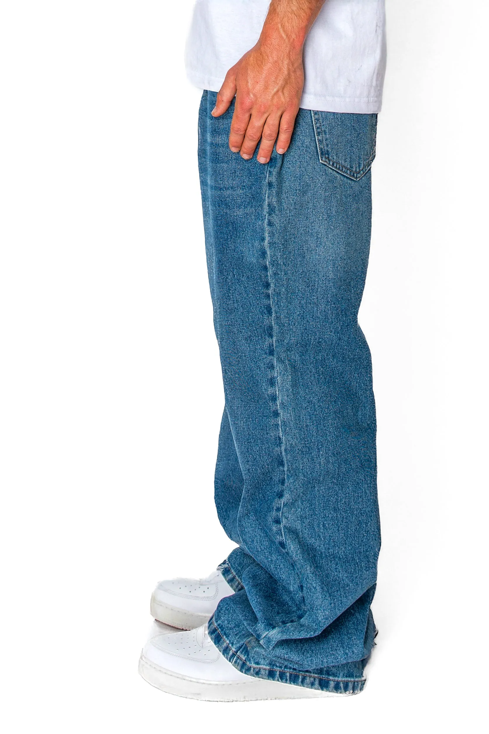 Super Wide Bottom Baggy Jeans