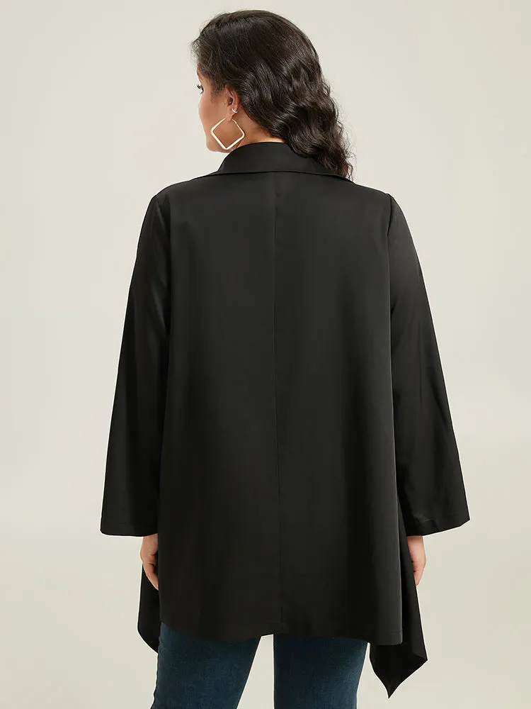 Supersoft Essentials Plain Asymmetrical Hem Coat