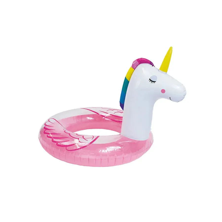 Swim Essentials Transparent Unicorn Swim Ring 104cm