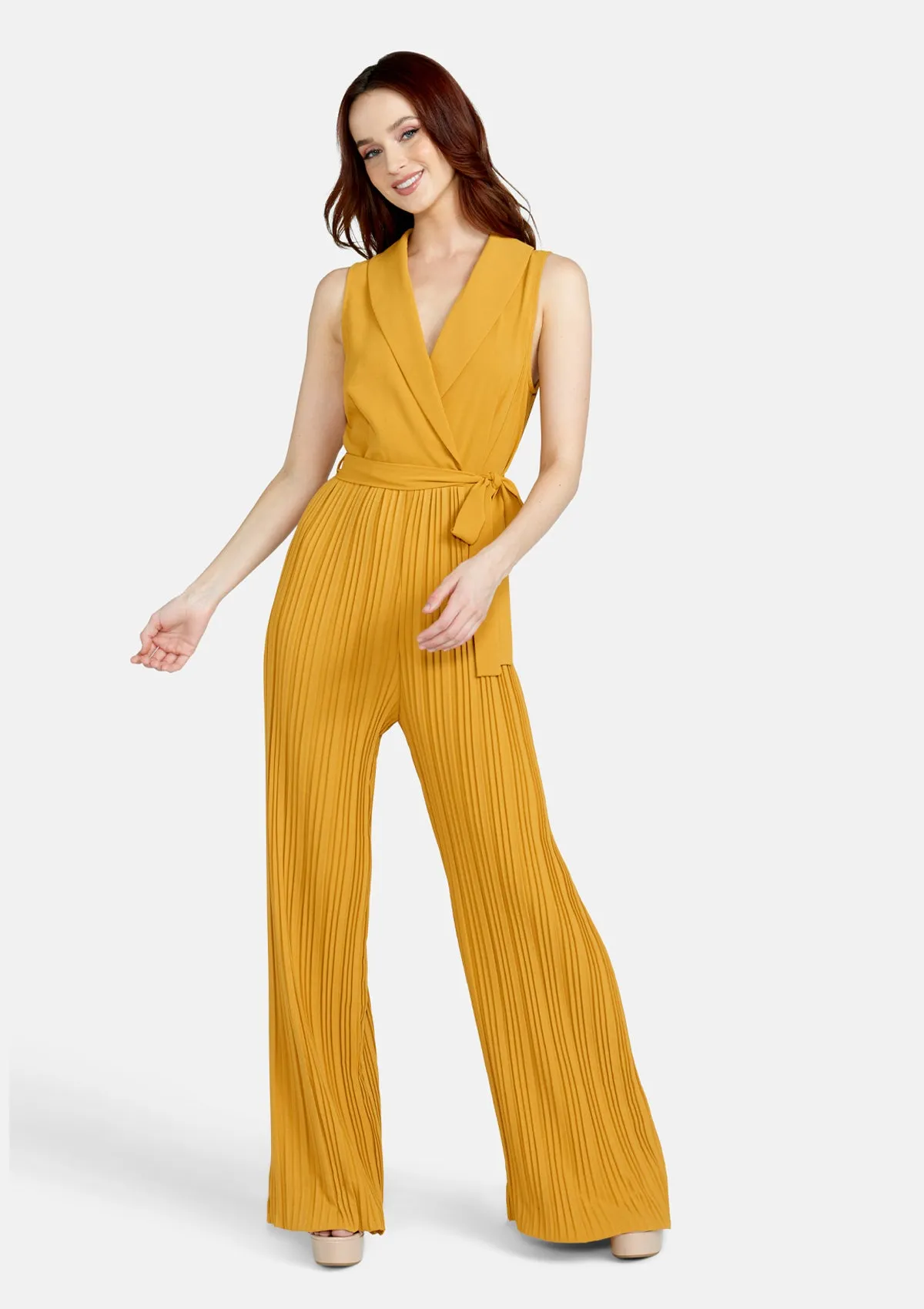 Tall Ashley Pleated Jumpsuit