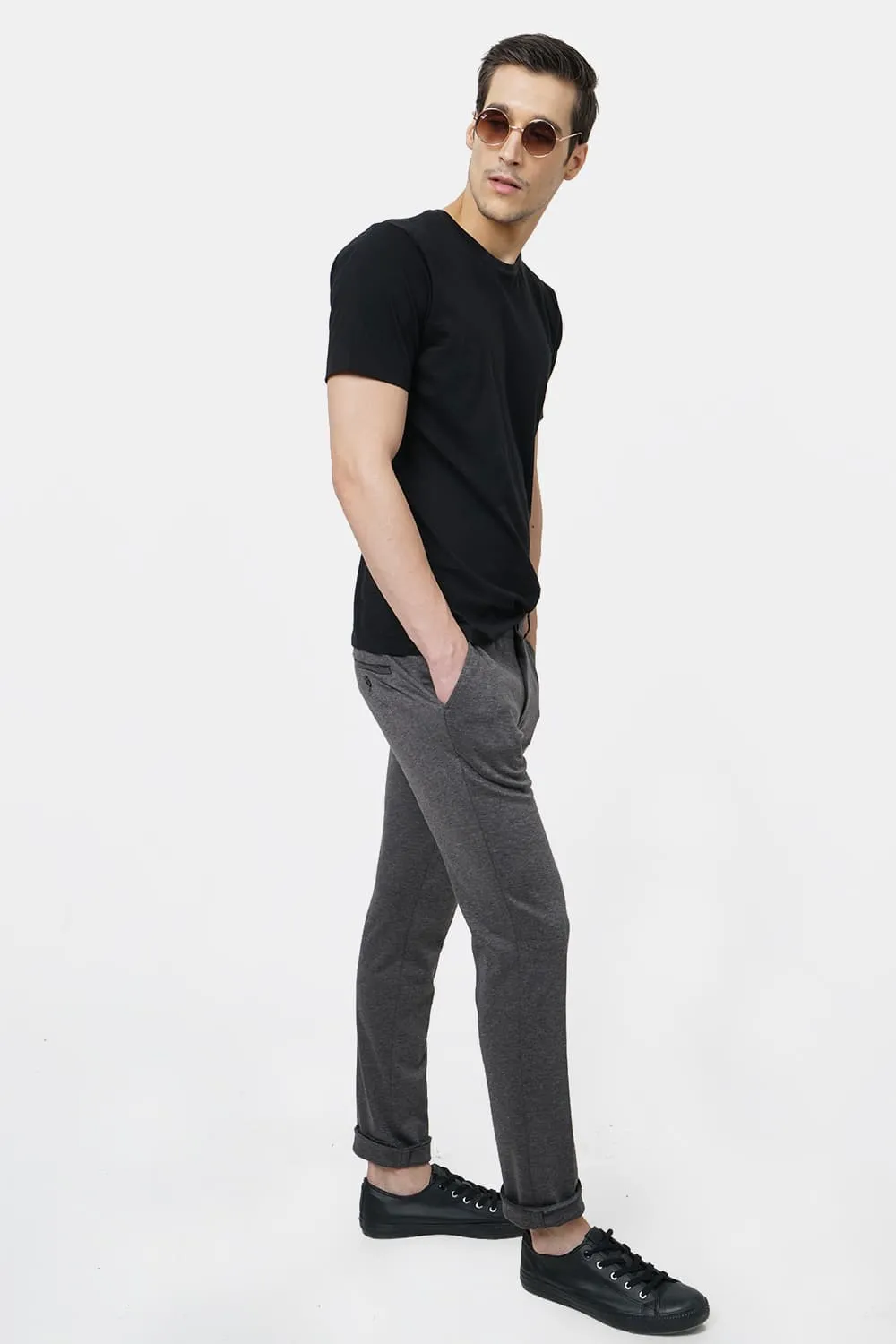 Tapered Fit Knitted Trouser