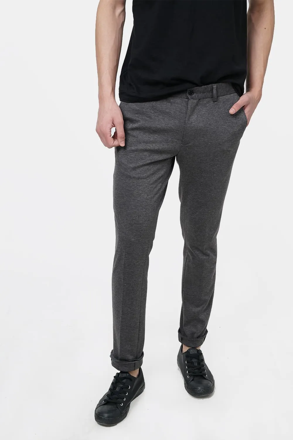 Tapered Fit Knitted Trouser