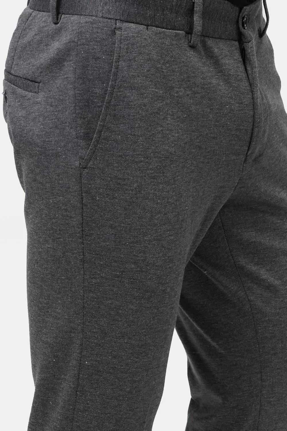 Tapered Fit Knitted Trouser