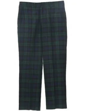 Tartan Trousers - W32 L28