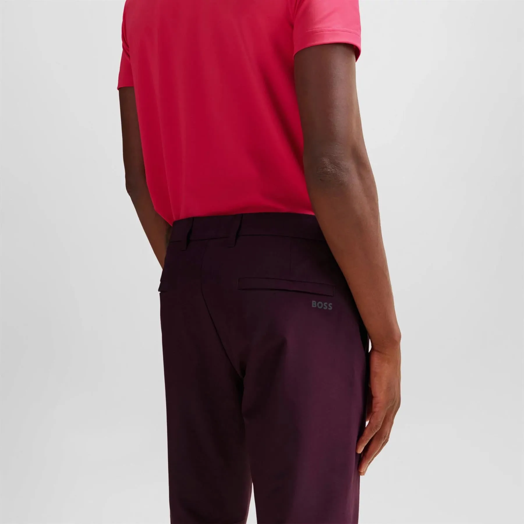 T_Commuter-Slim Trousers Open Pink - SS24