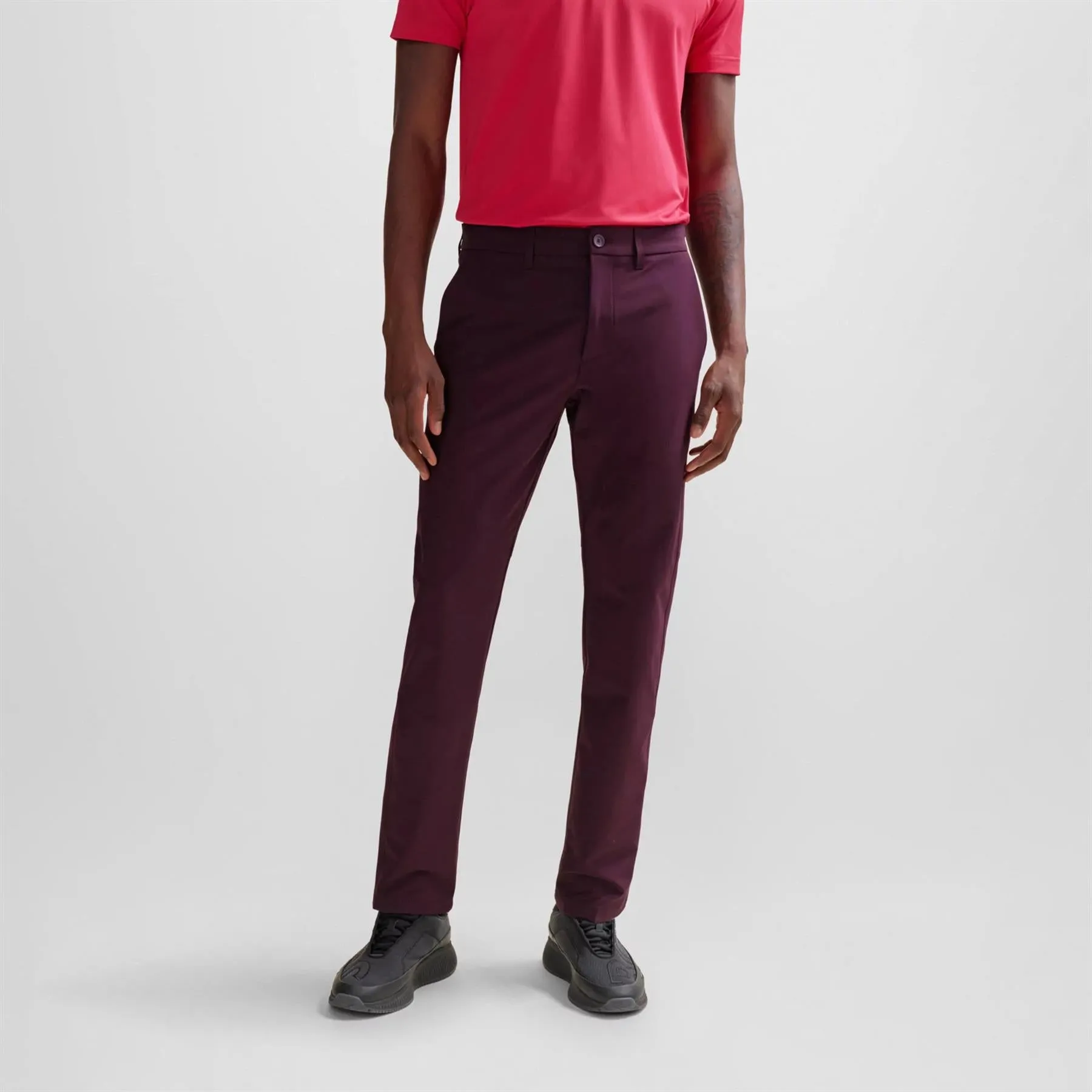 T_Commuter-Slim Trousers Open Pink - SS24