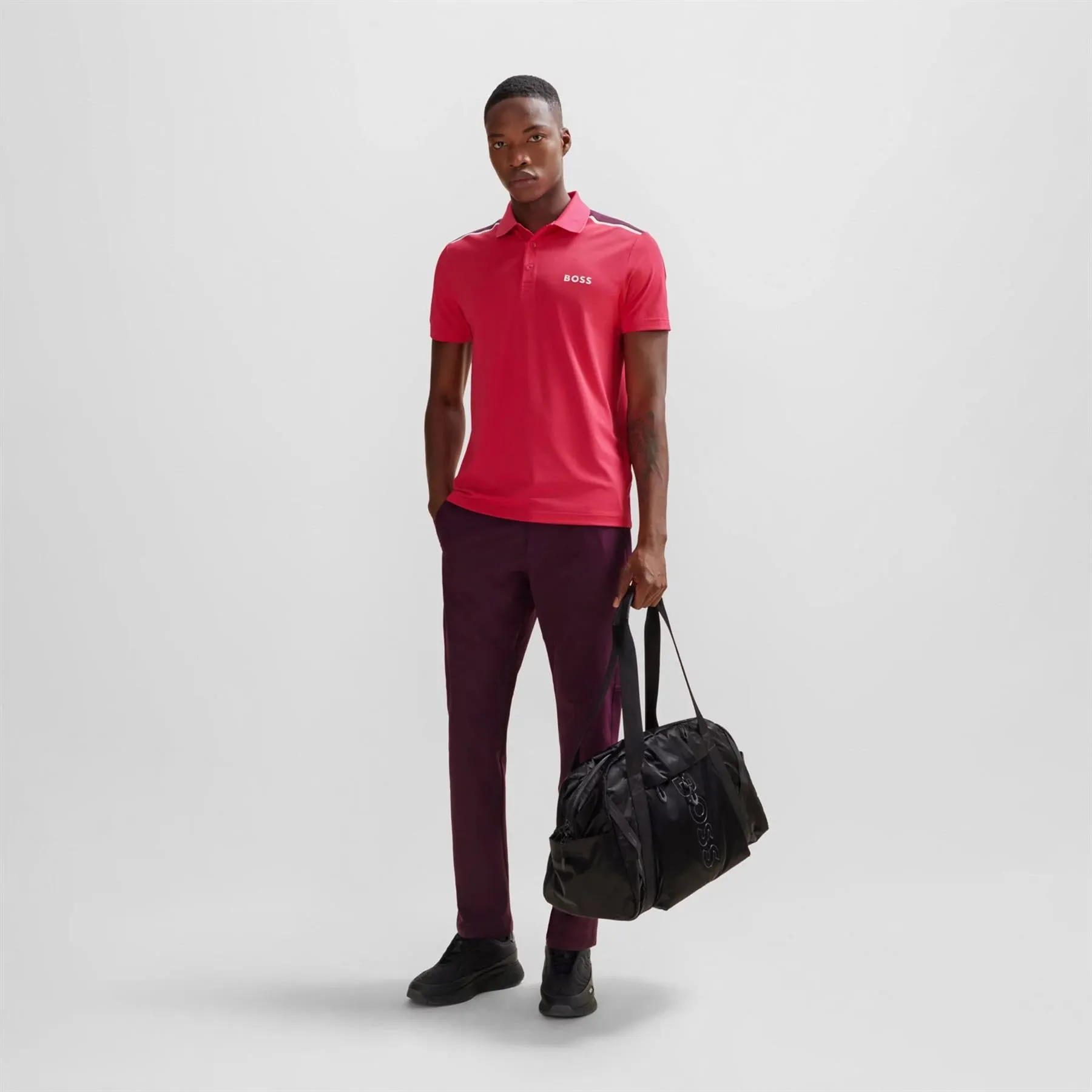 T_Commuter-Slim Trousers Open Pink - SS24