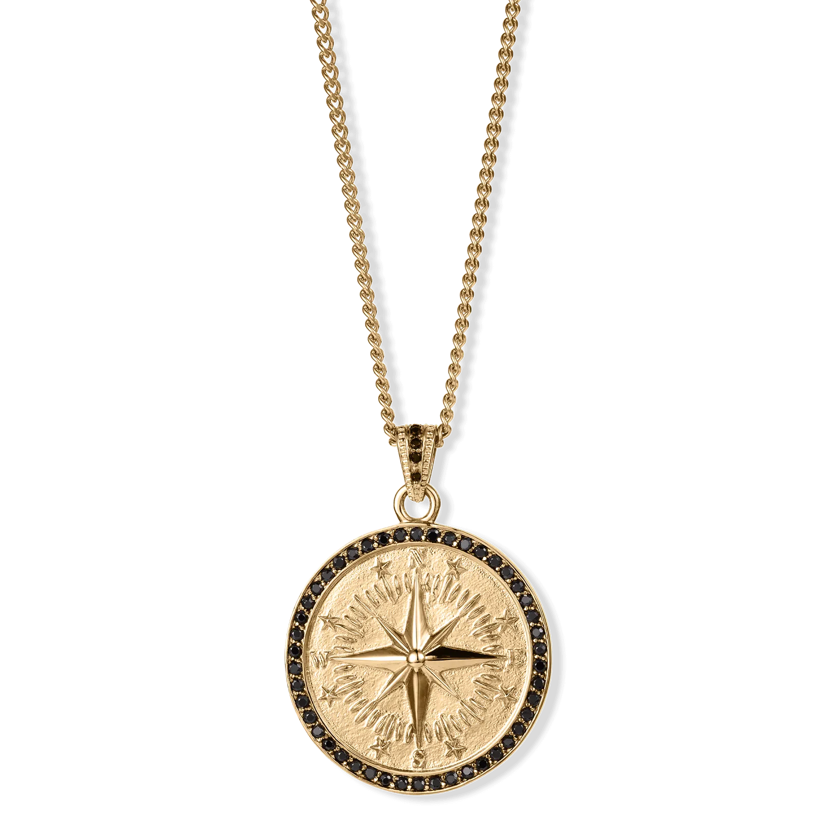 The Gold Compass Pendant - Essentials Collection