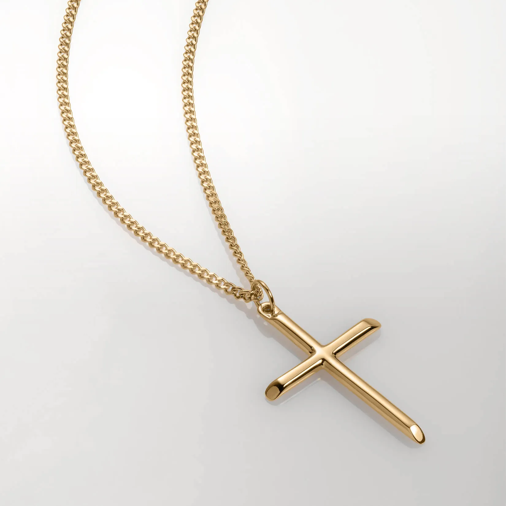 The Gold Cross Pendant - Essentials Collection