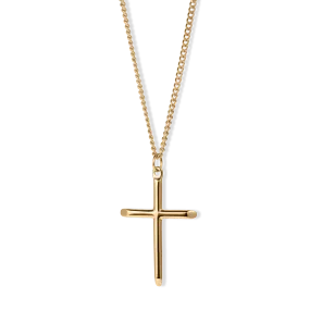 The Gold Cross Pendant - Essentials Collection