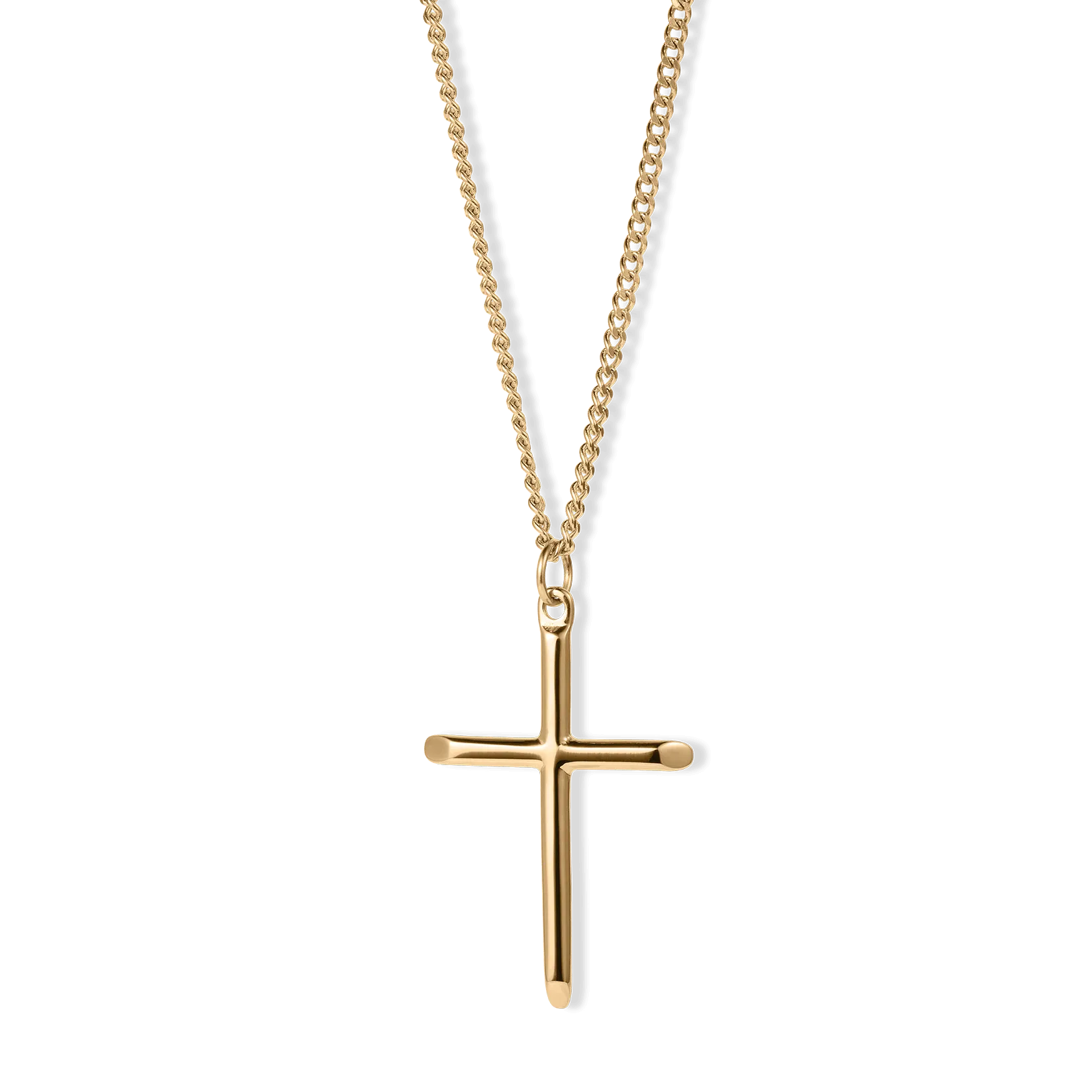 The Gold Cross Pendant - Essentials Collection