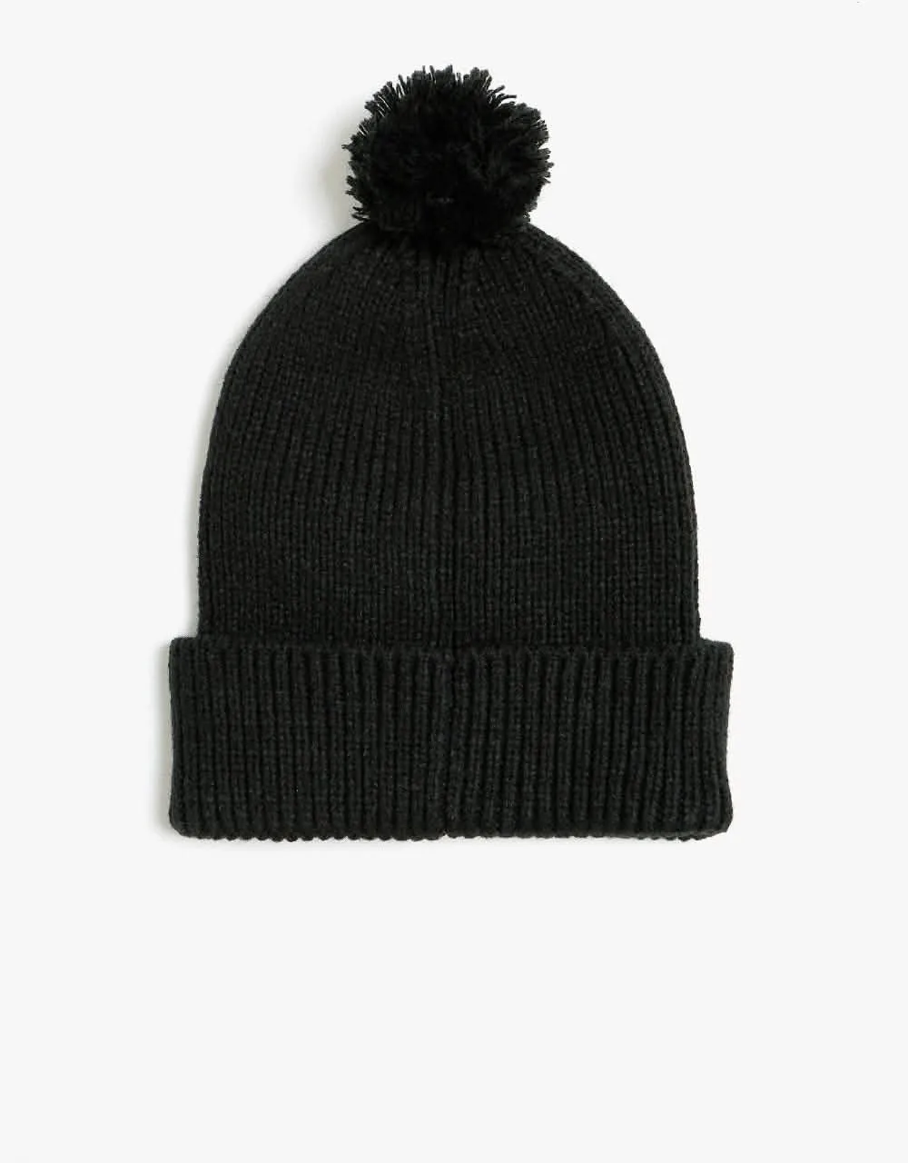 The North Face Box Logo Pom Beanie  - TNF Black