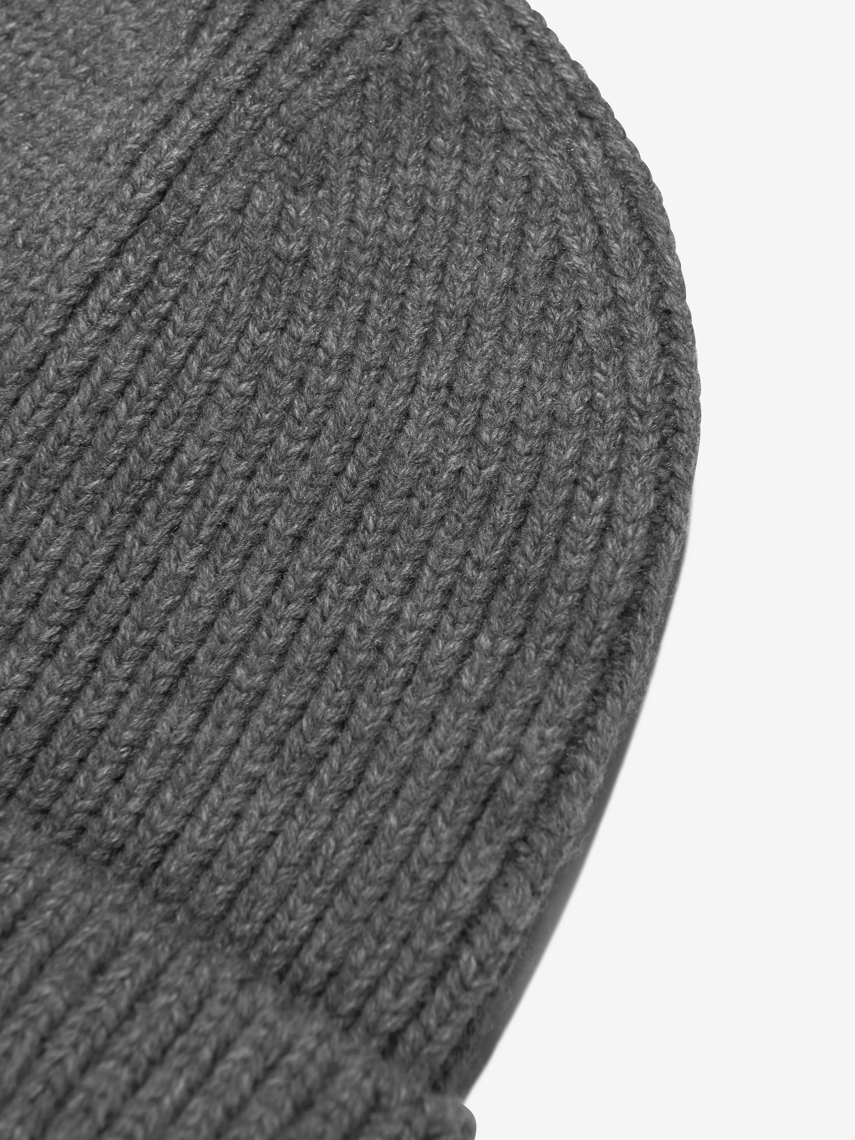 The North Face Kids Box Logo Cuffed Beanie in Grey