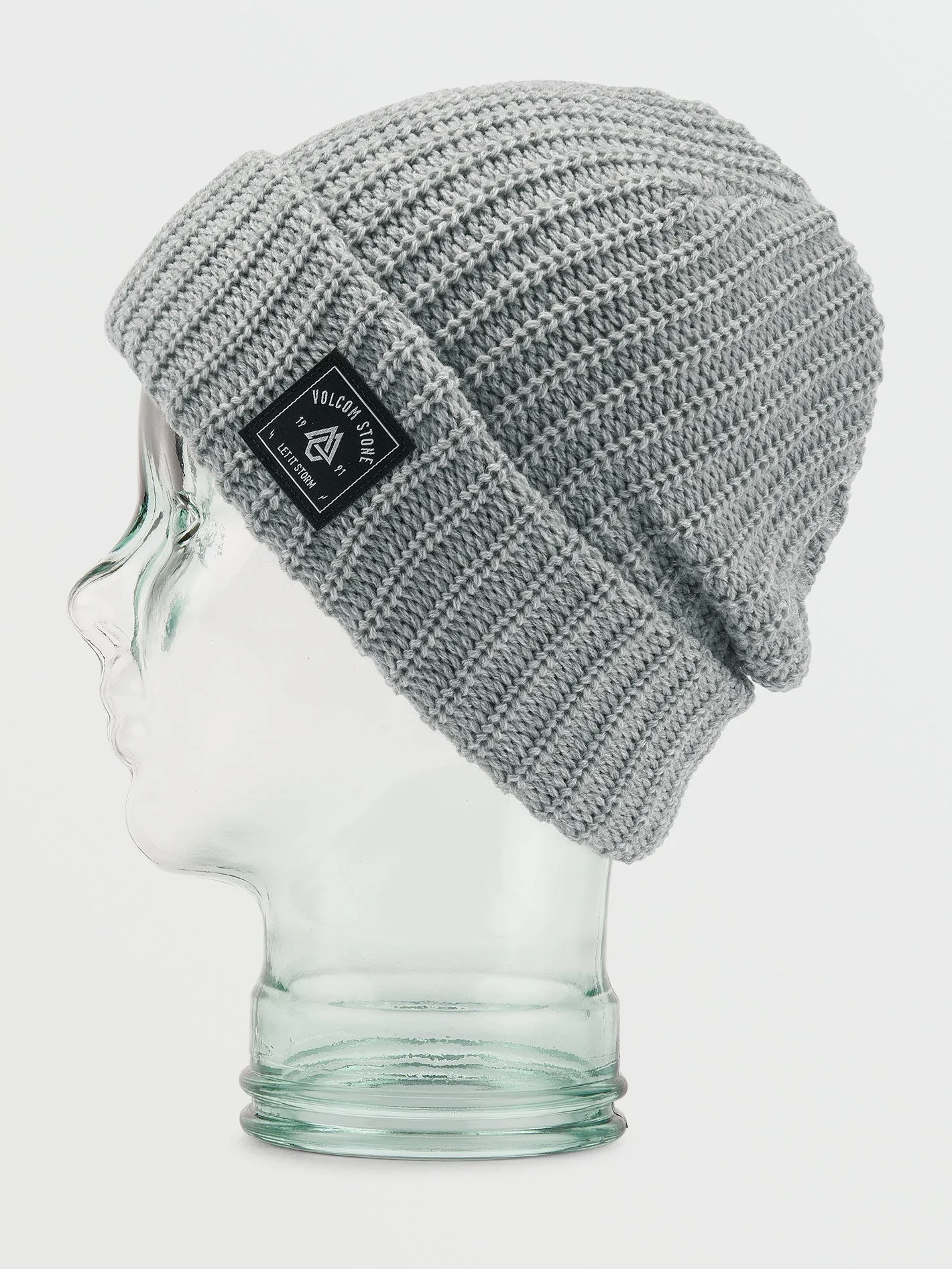 Thick Knit Beanie - Heather Grey