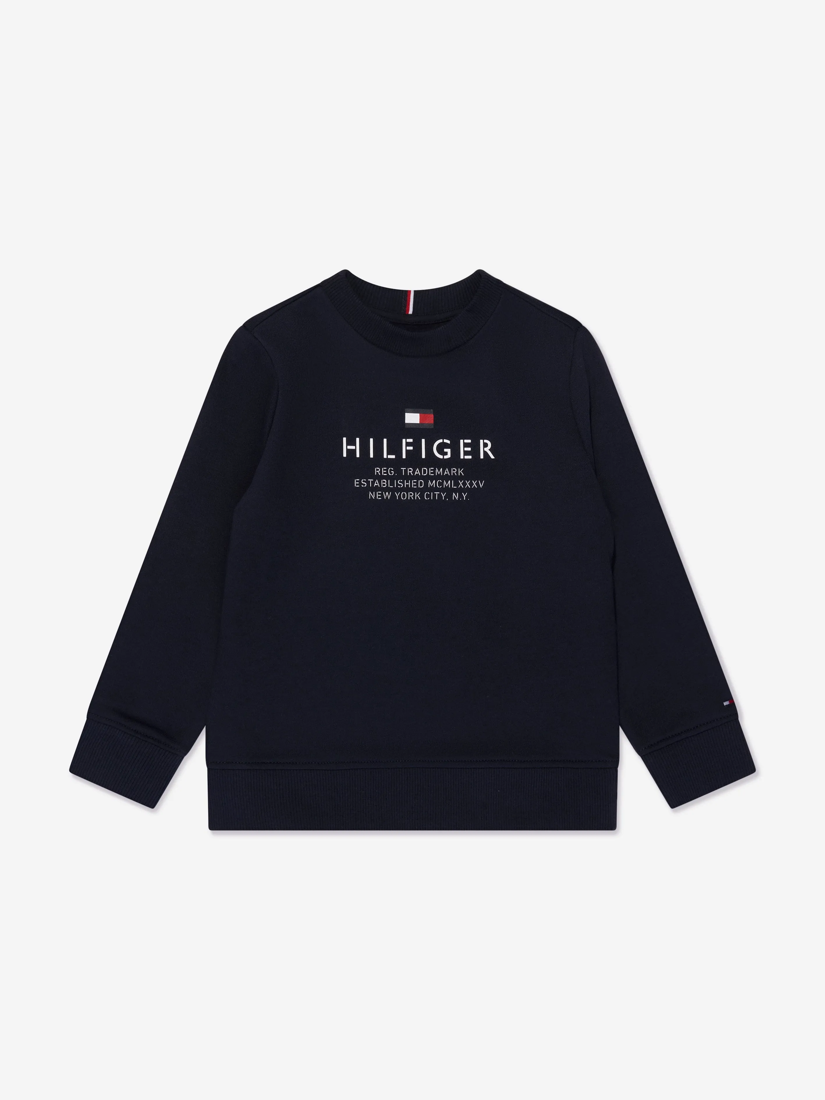 Tommy Hilfiger Boys Logo Sweatshirt in Navy