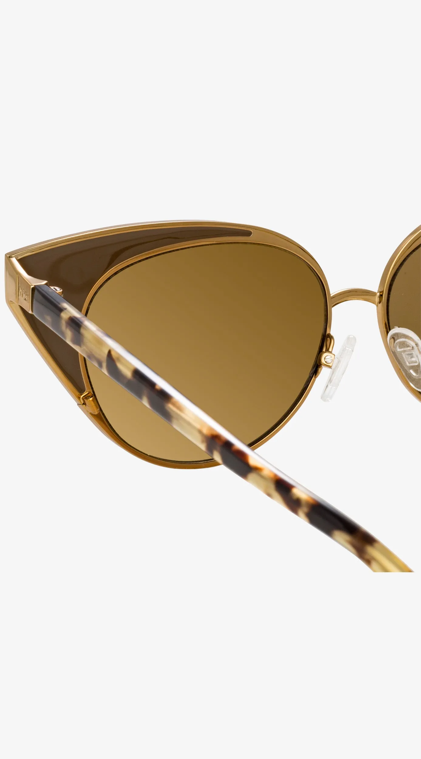 Tortoiseshell Cat-Eye Sunglasses