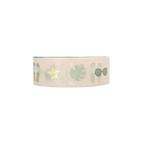 Tropicana Essentials washi (15mm   light gold foil)