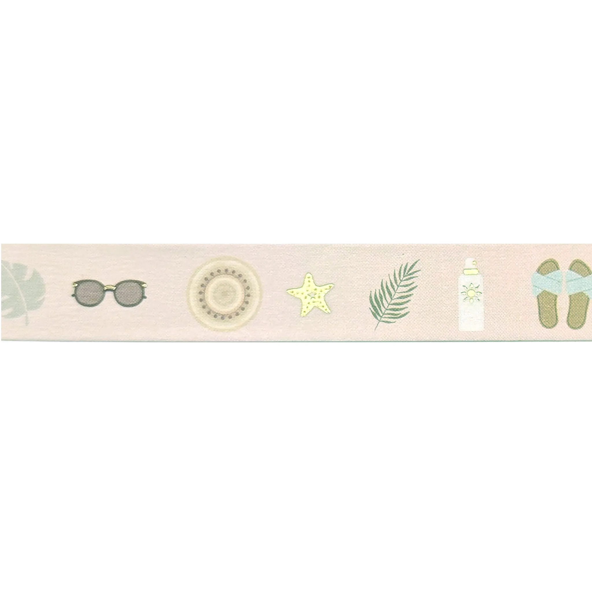 Tropicana Essentials washi (15mm   light gold foil)