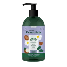 TropiClean Essentials Soothing Shampoo Shea Butter - Soft Shea Butter & Chamomile for Dogs, Puppies & Cats 16oz