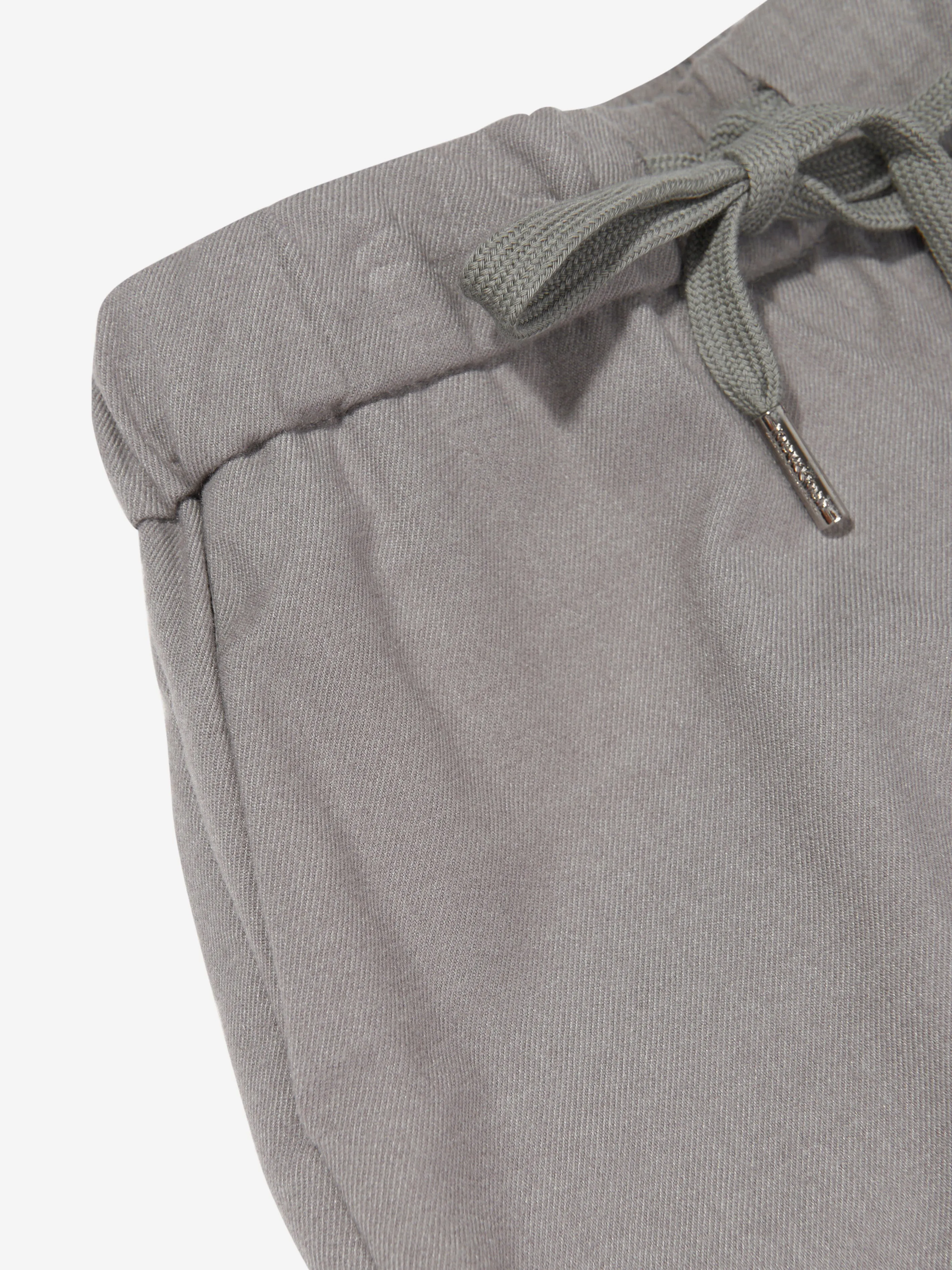 Trussardi Boys Eowin Trousers in Grey