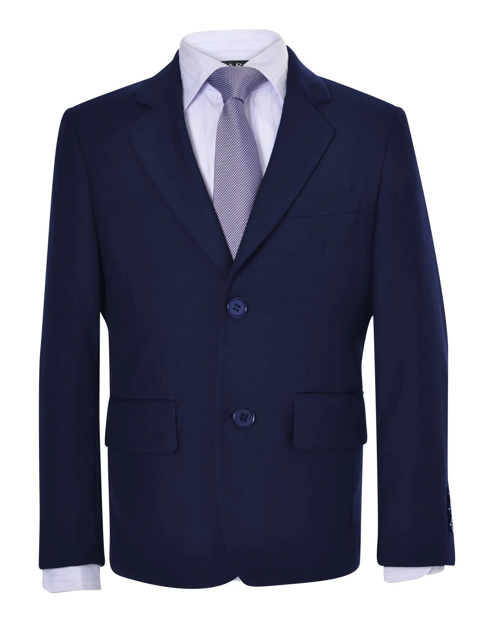 Tussoni Single Breasted Navy Boys Suit