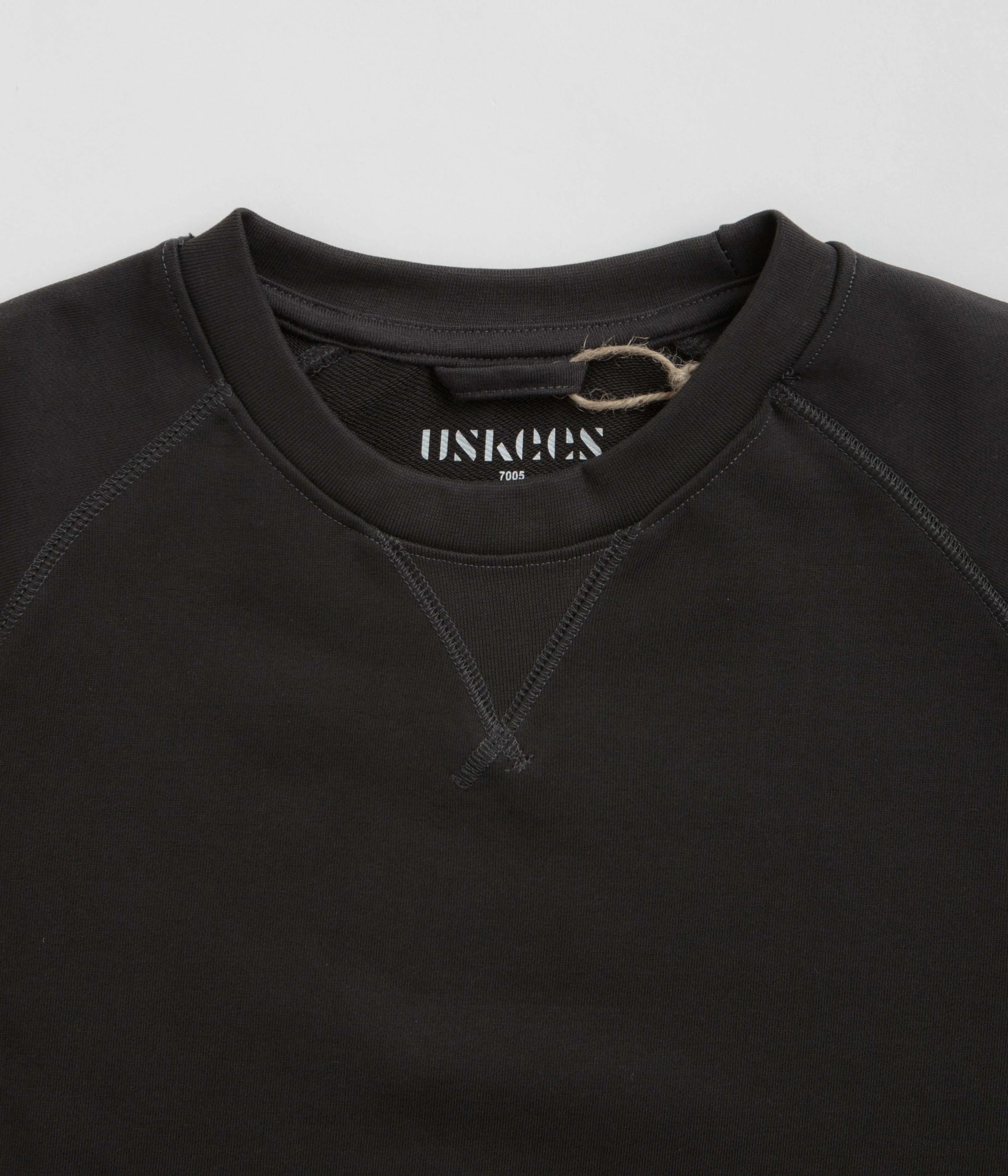 Uskees 7005 Crewneck Sweatshirt - Faded Black