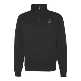 USMC Flag Subdued Quarter Zip Sweatshirt