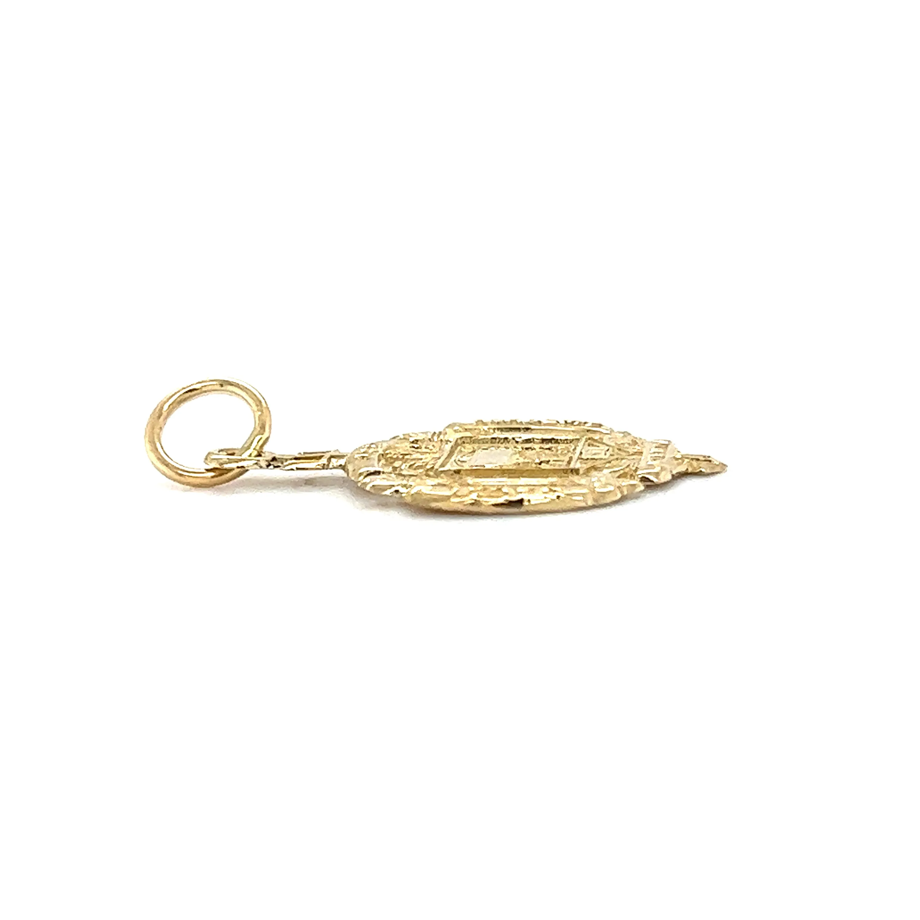 USNA Crest Pendant in 14K Yellow Gold