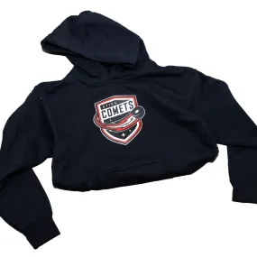 Utica Comets Youth Black Gildan Shield Hoodie