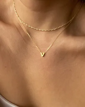 V - Alphabet Necklace