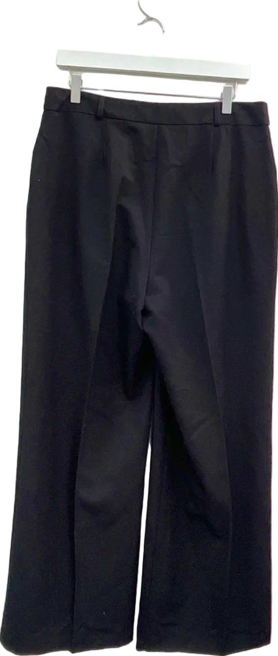 V by Very Black Wide Leg Trousers UK 14