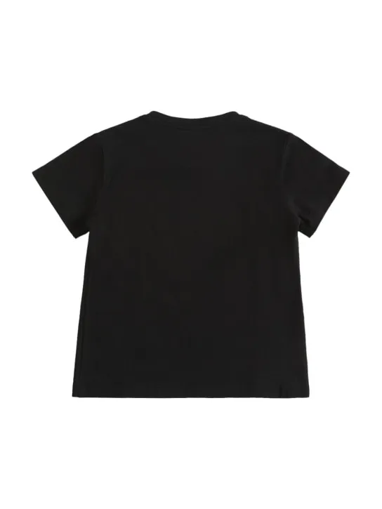 Versace   Crystal logo cotton t-shirt 