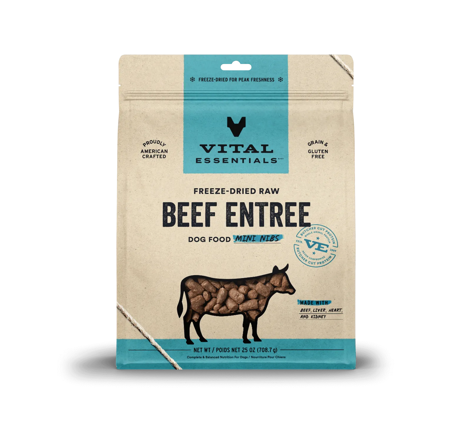 Vital Essentials Freeze Dried Mini Nibblets Dog Entree