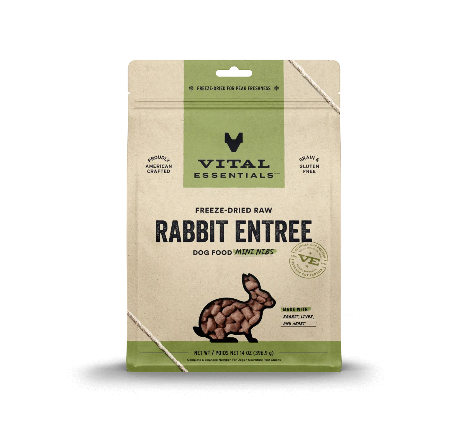 Vital Essentials Freeze Dried Mini Nibblets Dog Entree