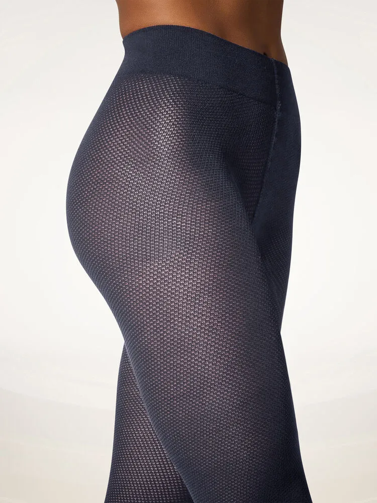 Wolford 60 Den Cotton Net Tights