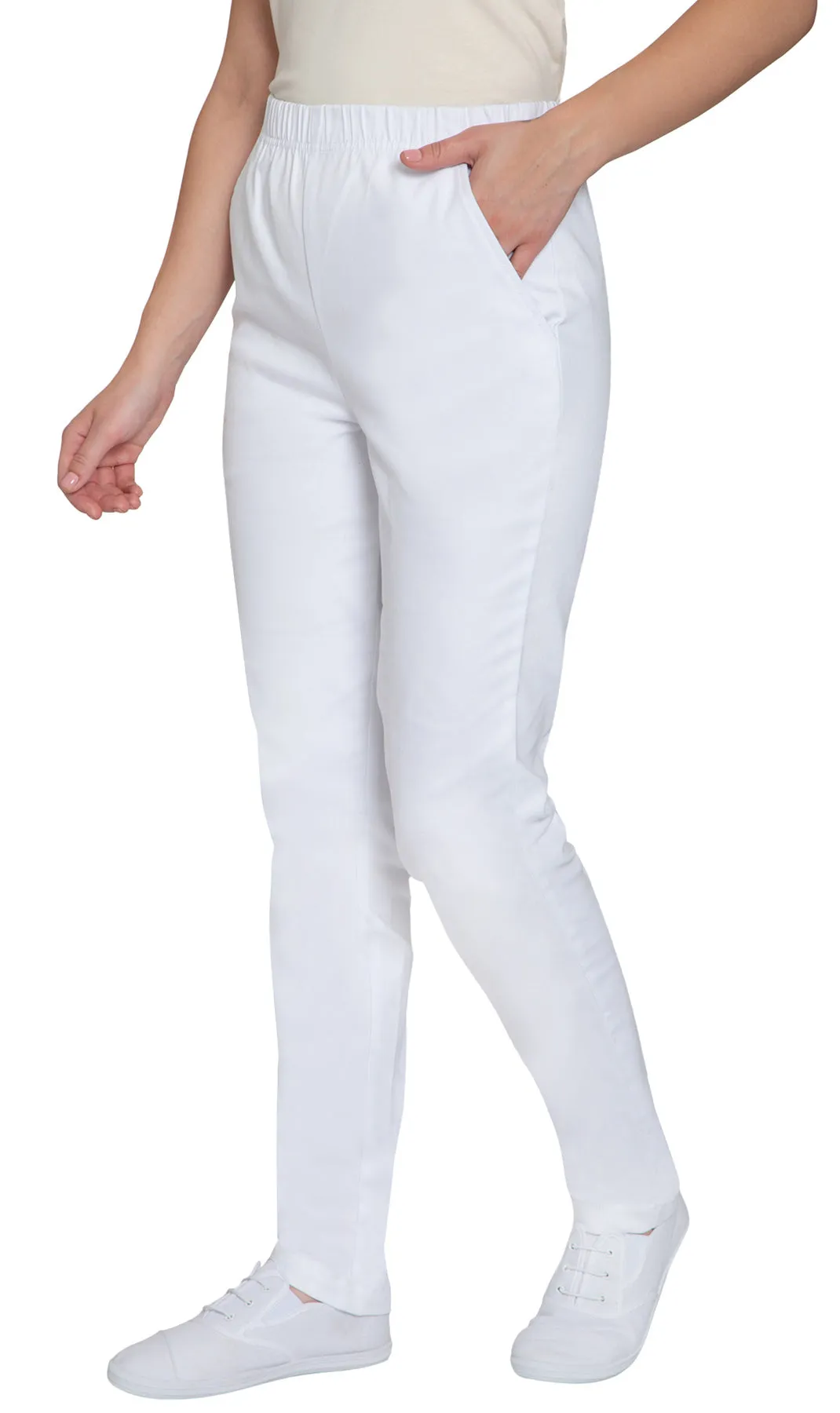 Women's Pull On Denim Jeans - Soft and Lightweight with a Bit of Stretch