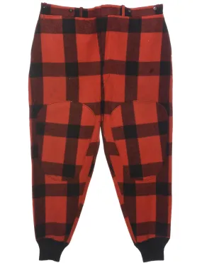 Woolrich Buffao Check Trousers - W42 L32