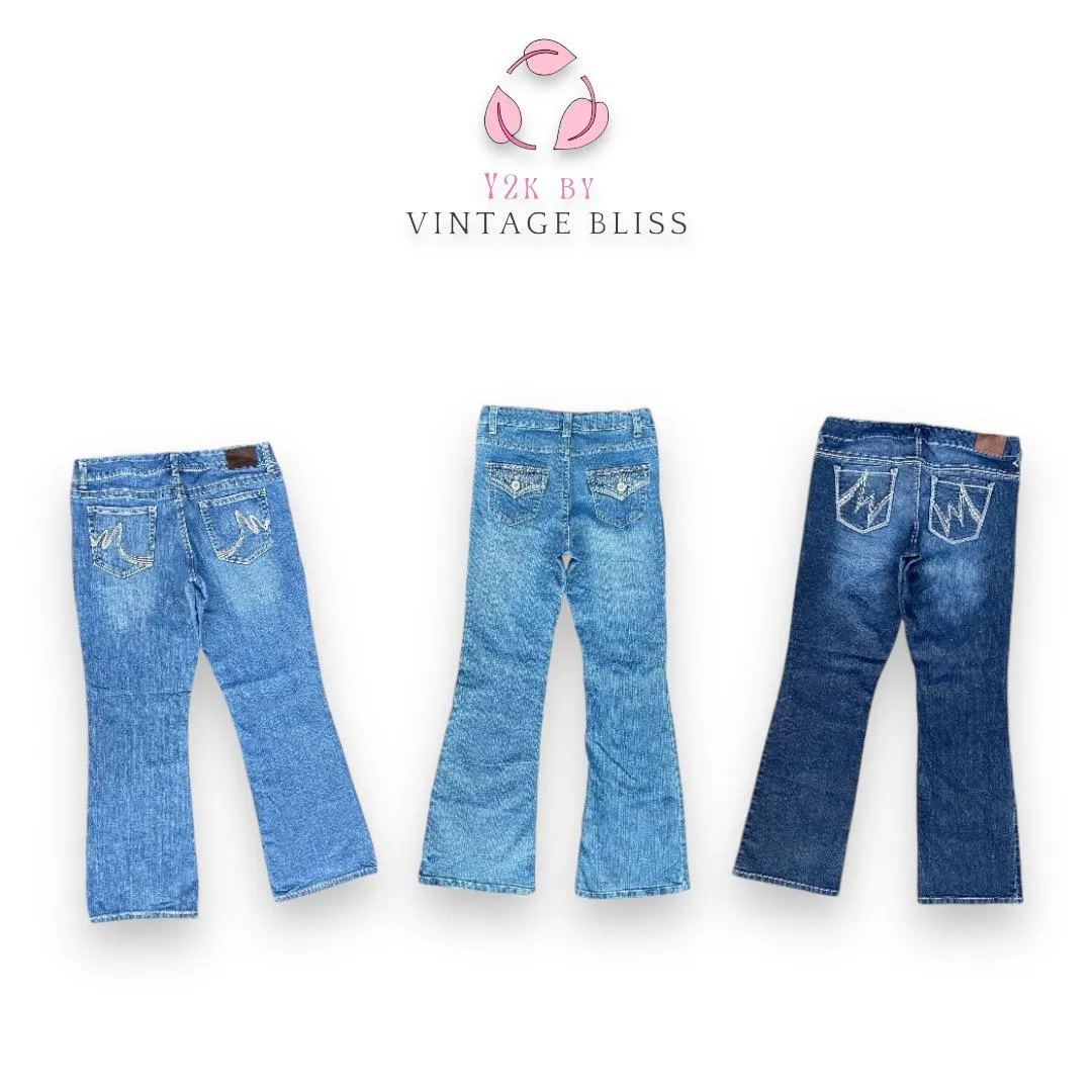 Y2K Embroidered Jeans – Iconic Denim with a Modern Update