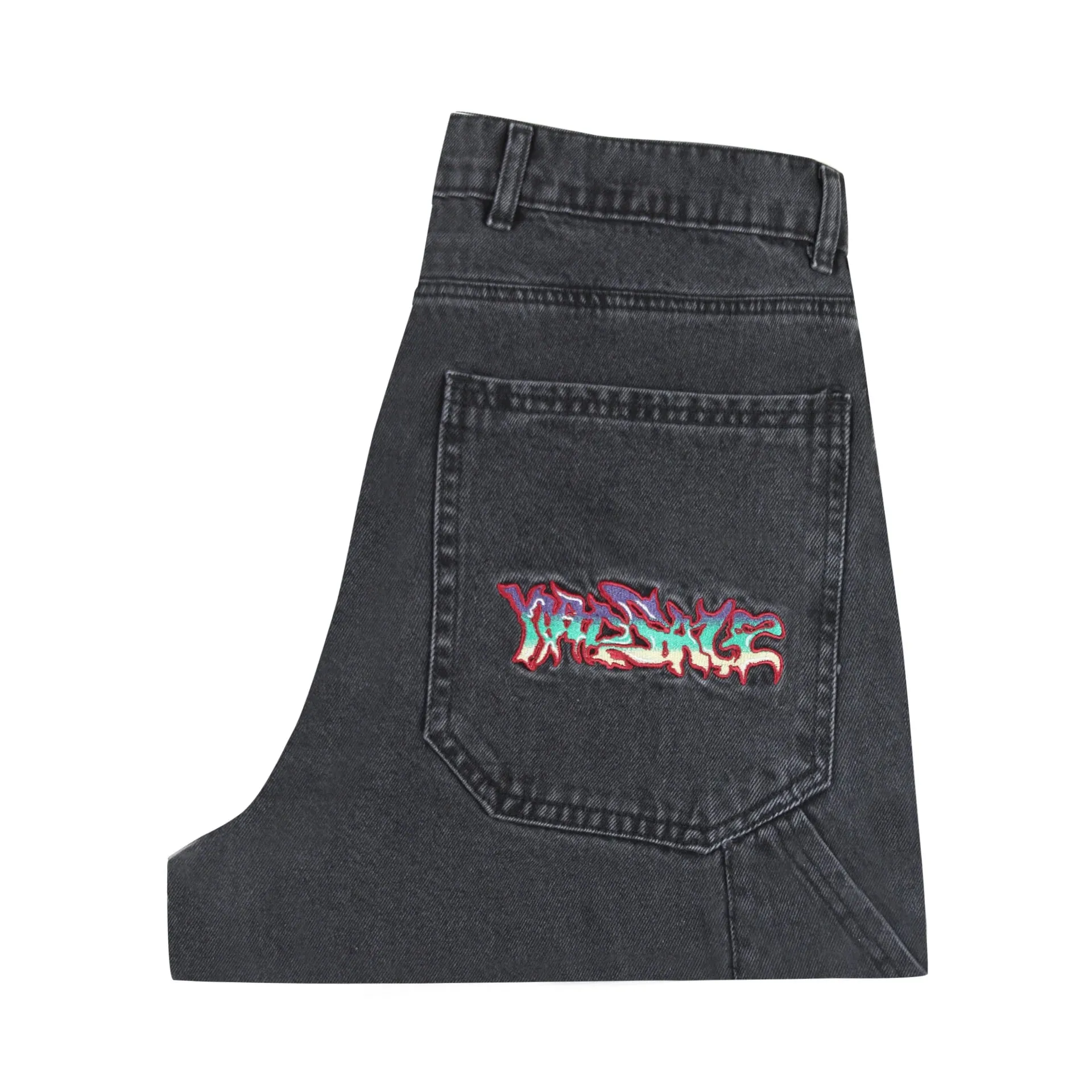 Yardsale Dreamscape Denim Cargos - Black